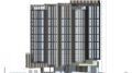 700 Irwin Street north elevation facing 2nd Street, elevation by SCB