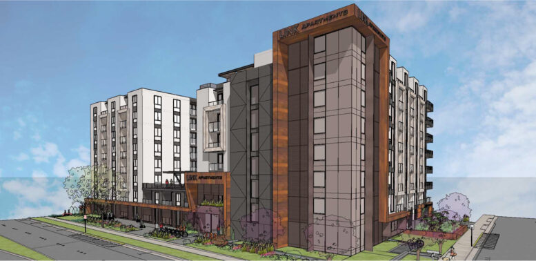 788 San Antonio Road corner view, illustration by Studio S Squared