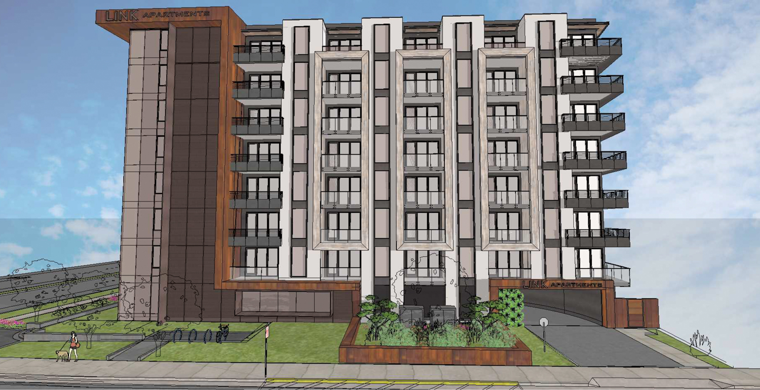 788 San Antonio Road frontal view, illustration by Studio S Squared