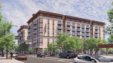 930 Irwin Street establishing view, rendering by SDTArch