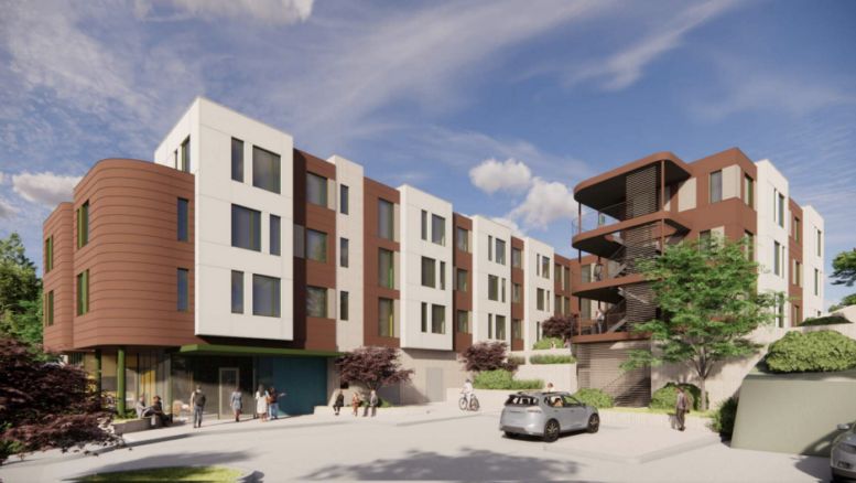 949 Moraga Road Building Rendering, image by Ascend Architecture
