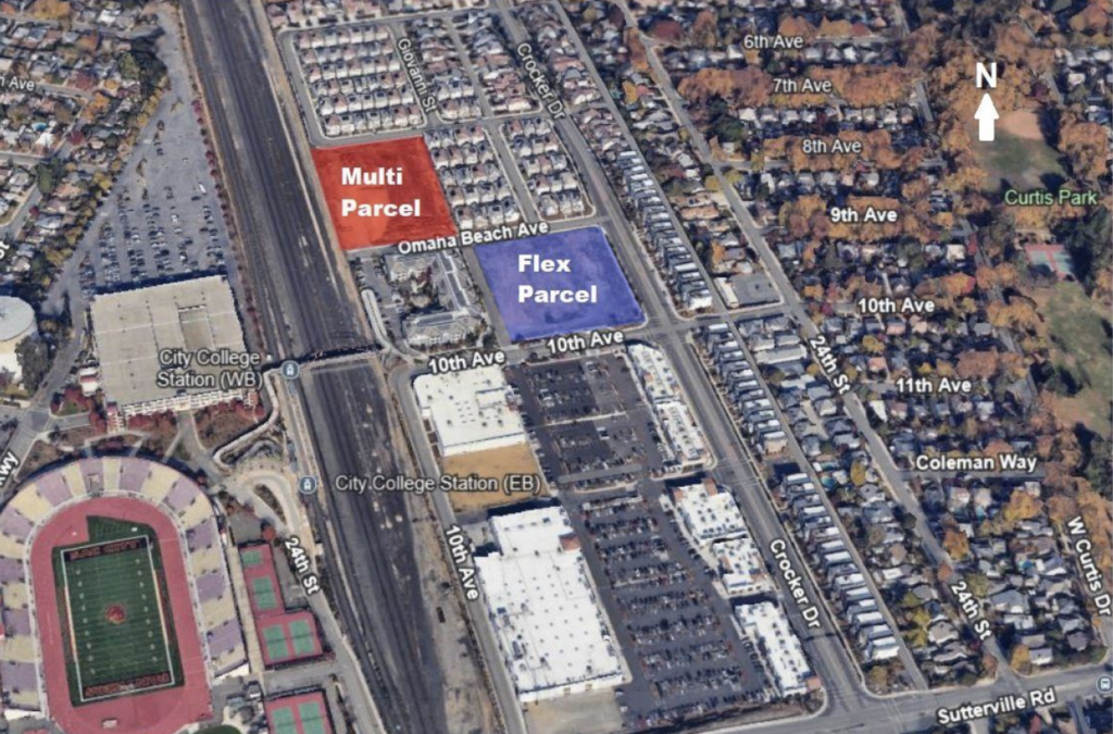 Crocker Village Site Overview, image via Sacramento Planning and Design
