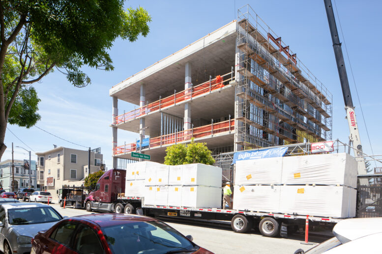 La Scuola International School new building under construction, image by Andrew Campbell Nelson
