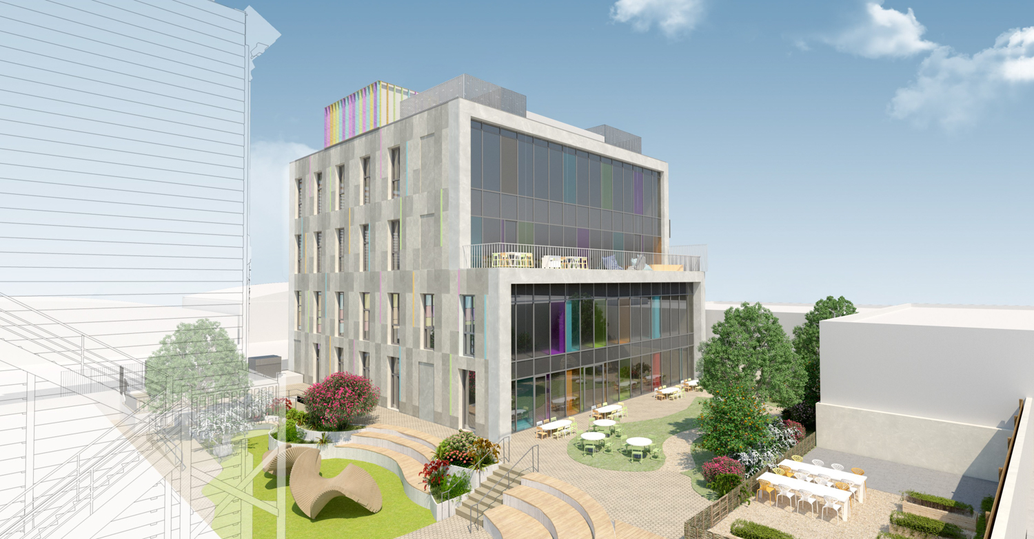 La Scuola International School, rendering by Jensen Architects