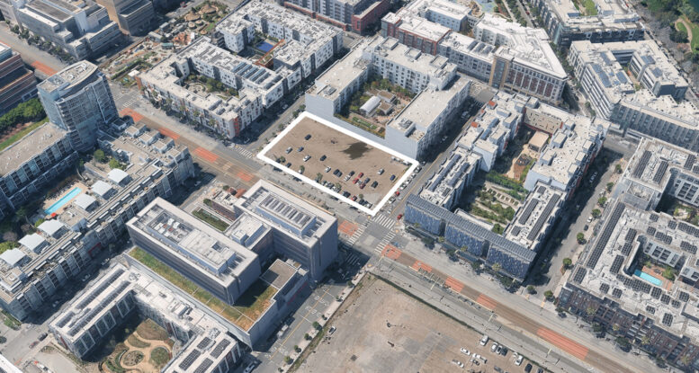 Mission Bay South Block 4 East, image via Google Satellite