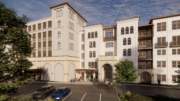 The Greens at Pruneridge - 400 Saratoga Avenue Entryway Rendering, image by LPAS