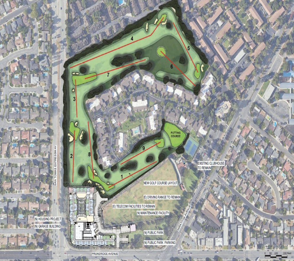 The Greens at Pruneridge - 400 Saratoga Avenue Full Site Plan, image via Santa Clara Planning