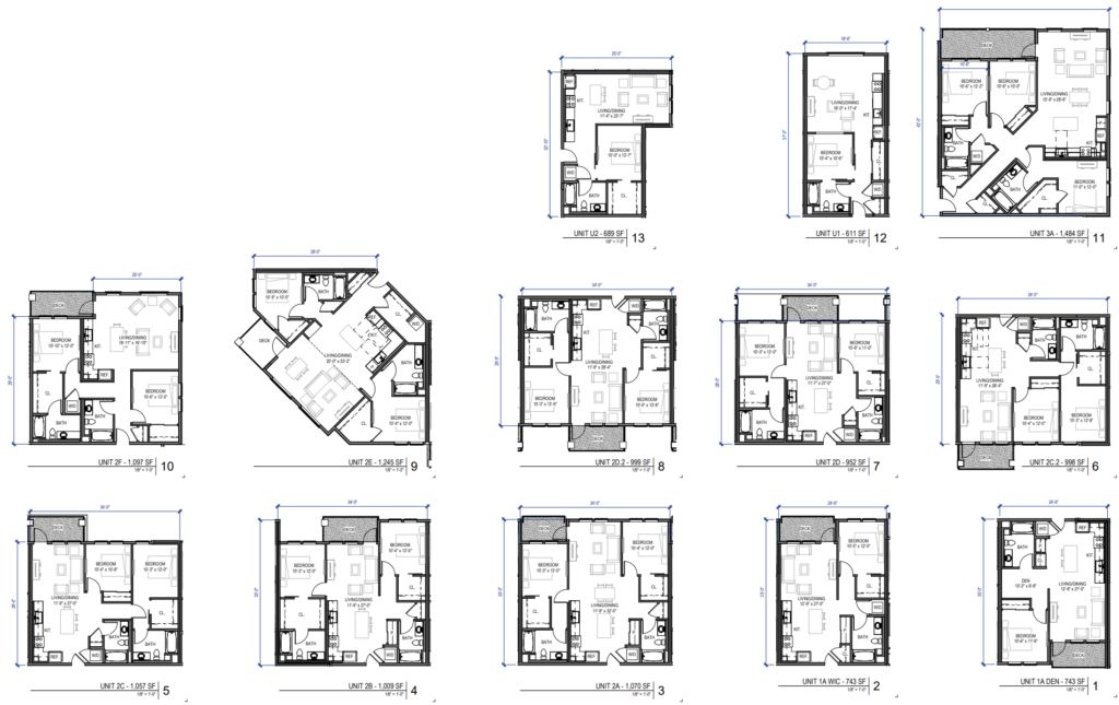 The Greens at Pruneridge - 400 Saratoga Avenue Unit Plans, image by LPAS