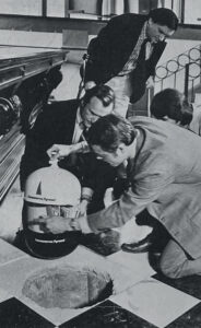 Transamerica Pyramid Time Capsule burial in 1974, Courtesy of SHVO