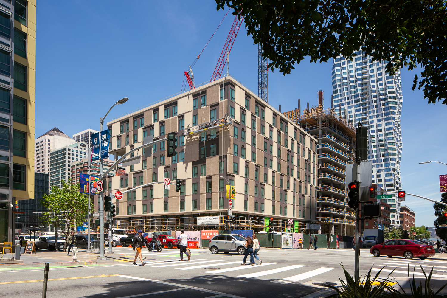 Transbay Block 2 West corner view, image by Andrew Campbell Nelson