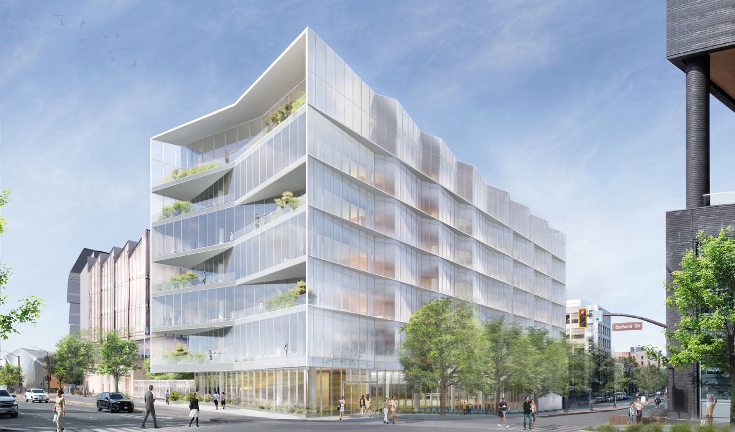 UC Berkeley Innovation Zone North Building, rendering by DGA and Weiss/Manfredi