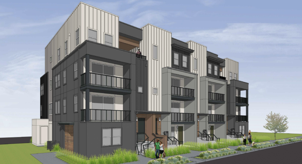 West Midway Development Project Sample Condominium Rendering, image via Brookfield Properties, KTGY, Woodley Architecture Group