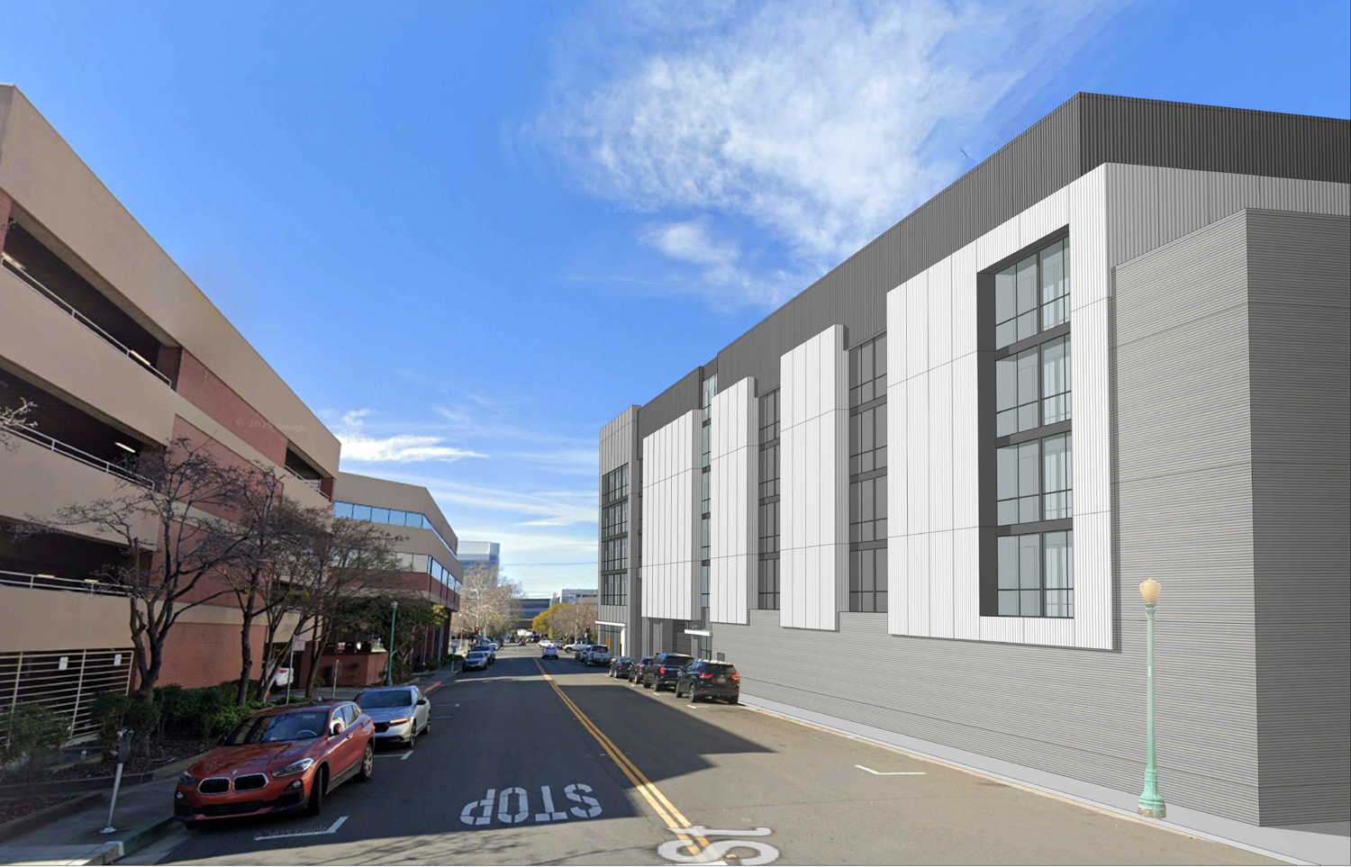 1125 Alhambra Boulevard along L Street, rendering by Sullivan Goulette Wilson
