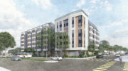 1701 San Pablo Avenue along San Pablo and Francisco, rendering by PYATOK