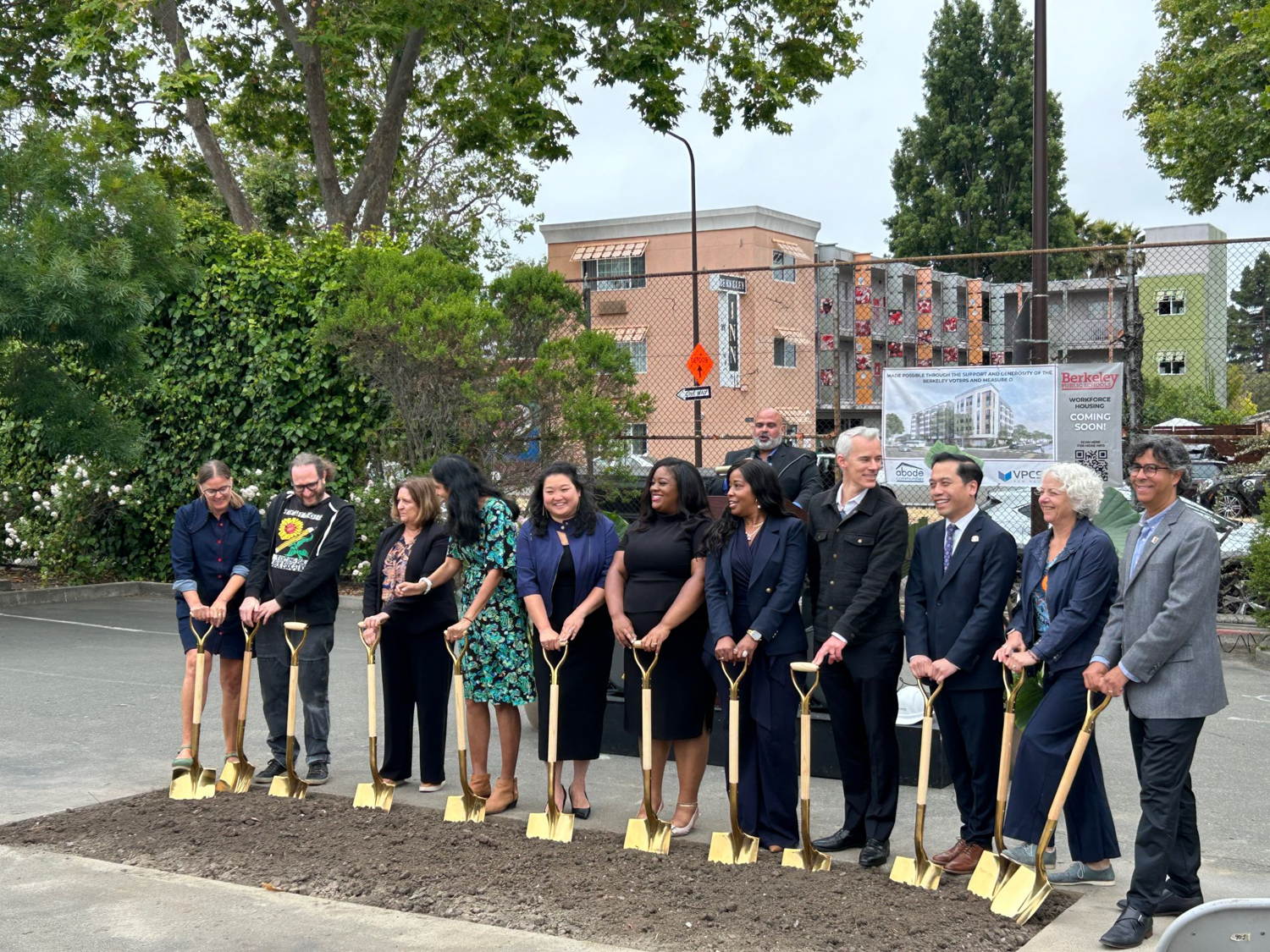1701 San Pablo Avenue groundbreaking ceremony, image courtesy project team