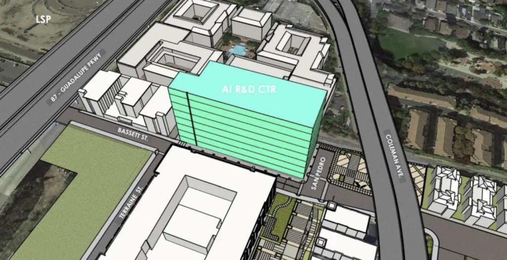 199 Bassett Street Aerial Site Plan, image by C2K Architects