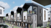 2100 Q Street Townhome-Condos Rendering, image by TCA