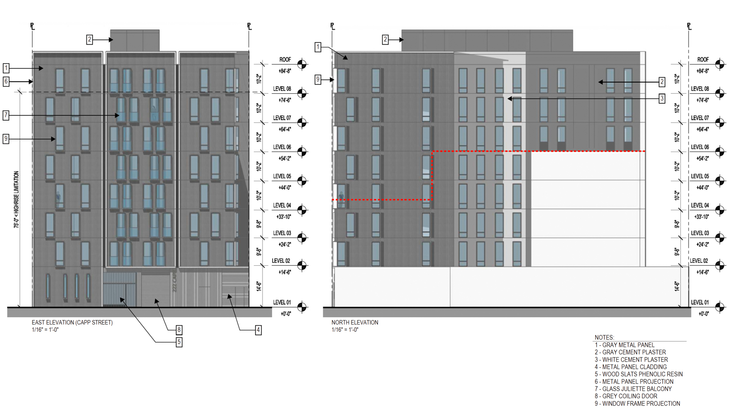 222 Capp Street, illustration by Perry Architects