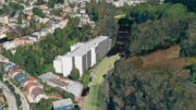 250 Laguna Honda Boulevard initial massing, illustration by LDP Architects