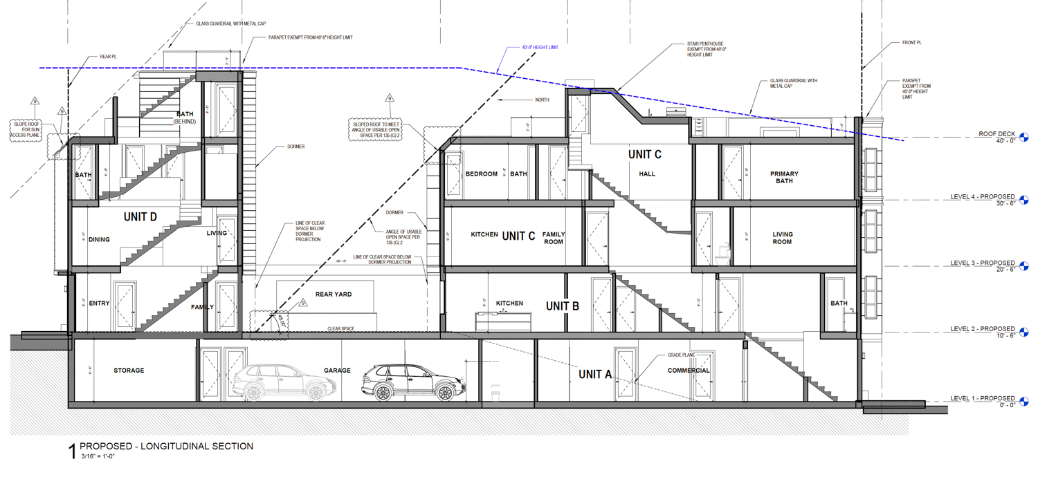 2536 California Street vertical cross-section, illustration by EAG Studio