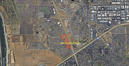 3540 Duckhorn Drive, Site Location, image via Google Earth