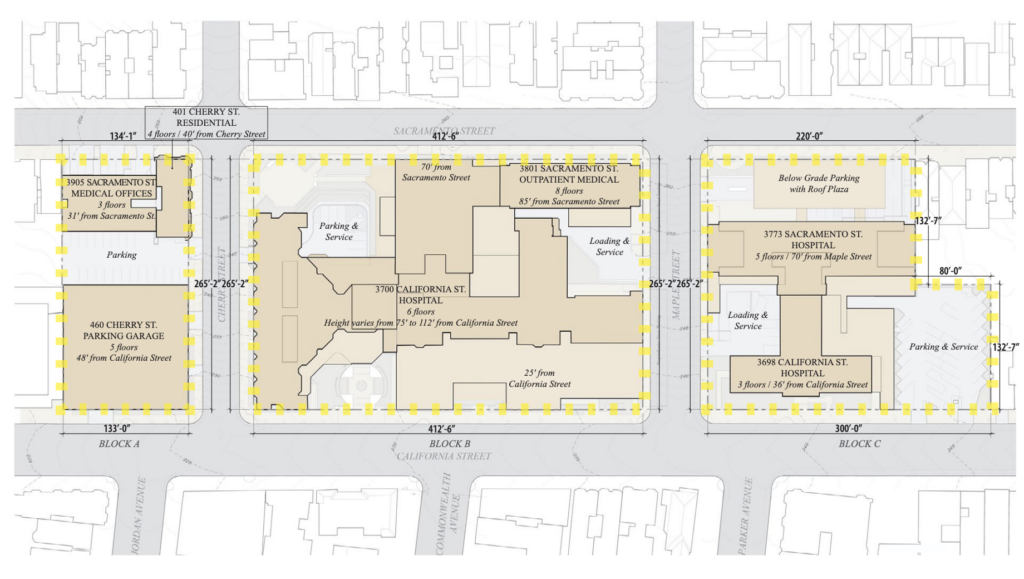 3700 California Street Current Site Map, image by RAMSA