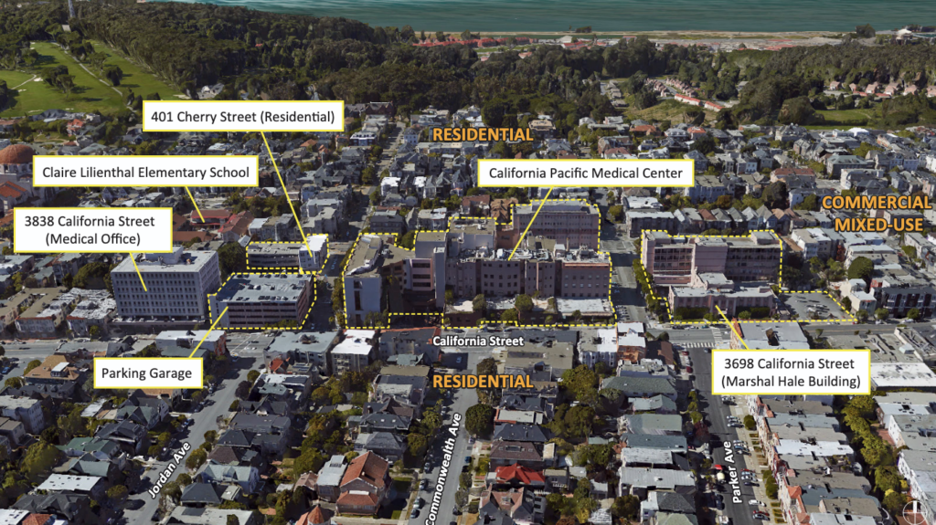 3700 California Street Current Site, image via SF Planning