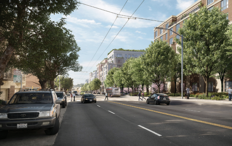 3700 California Street Street Rendering, image by RAMSA