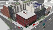 425 Broadway aerial view, rendering by Ian Birchall & Associates