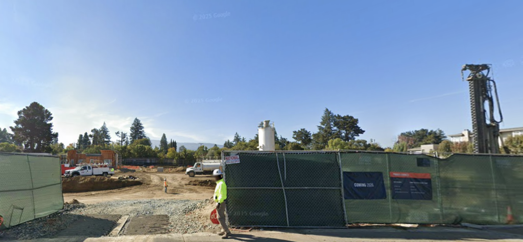 5150 El Camino Real Site Preperation, image via Google Street View
