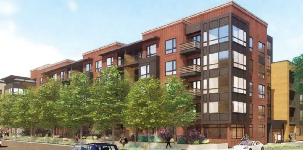 5150 El Camino Real Rendering, image by BDE Architecture