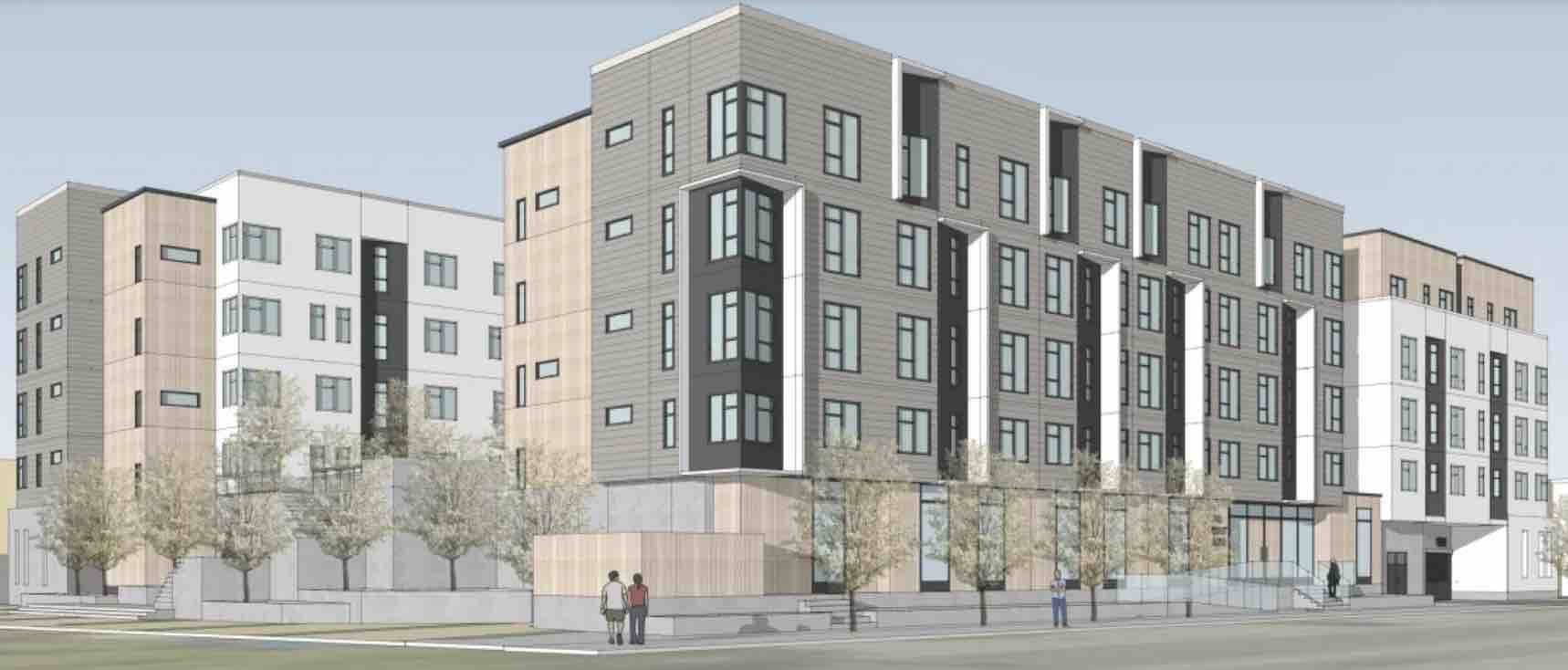 544 West Alma Avenue Streetview Rendering, image by Van Meter Williams Pollack