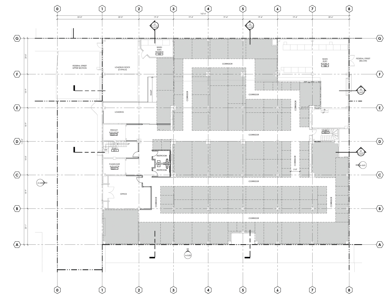60 Federal Street floor plan, illustration by Arclogica Architects