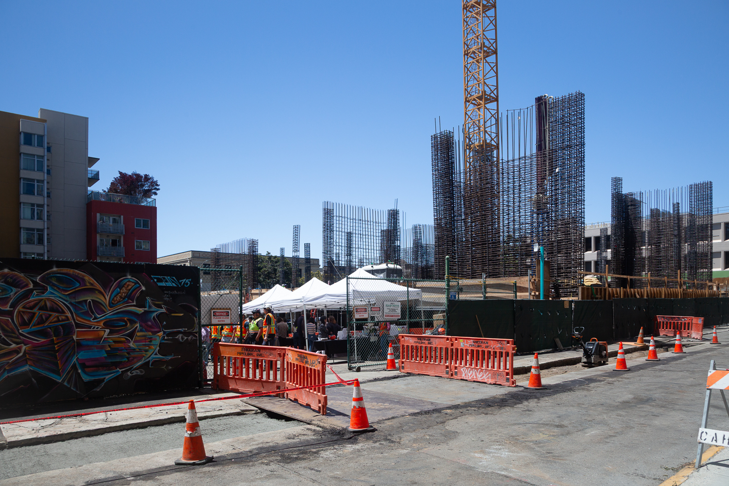 750 Golden Gate Avenue construction underway, image by author