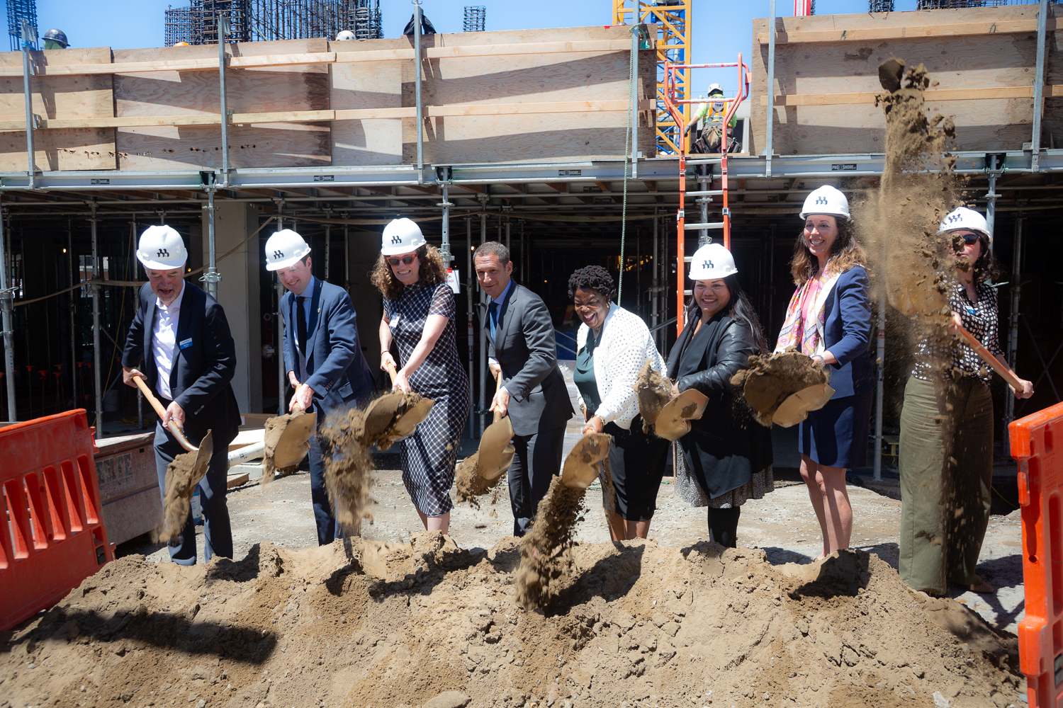 750 Golden Gate Avenue groundbreaking ceremony, image by author
