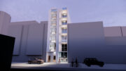 926 Natoma Street pedestrian view, rendering by dsk architects