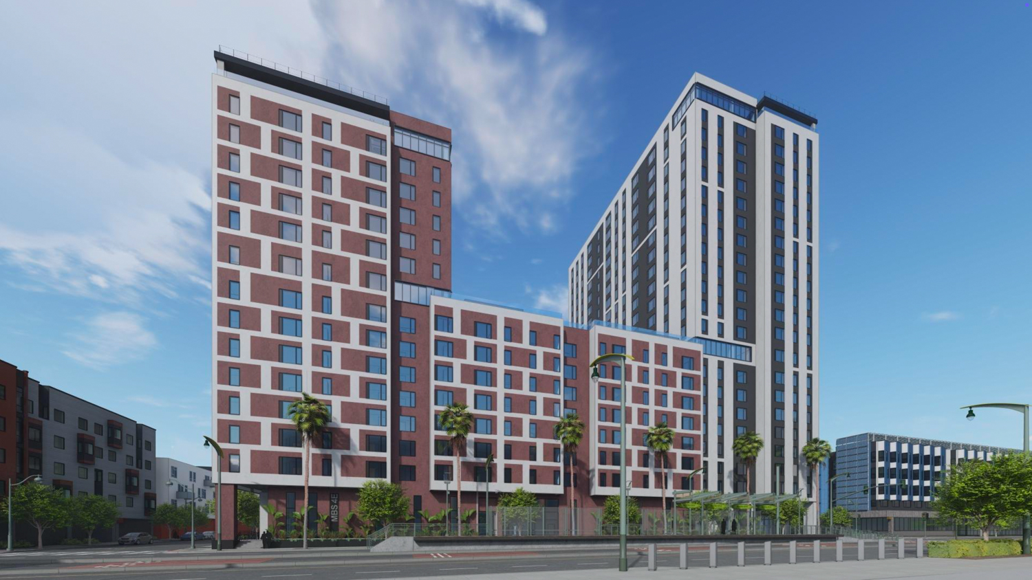 Mission Bay Block 4 East, rendering by Perry Architects and Y.A. Studio