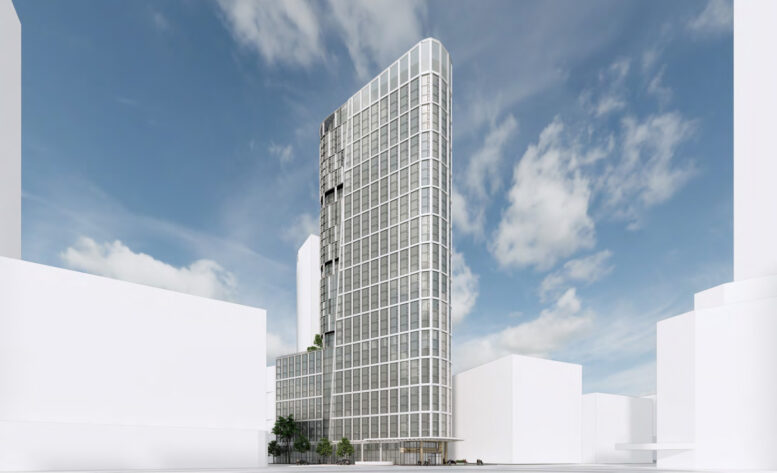 One Oak establishing view, rendering by SCB