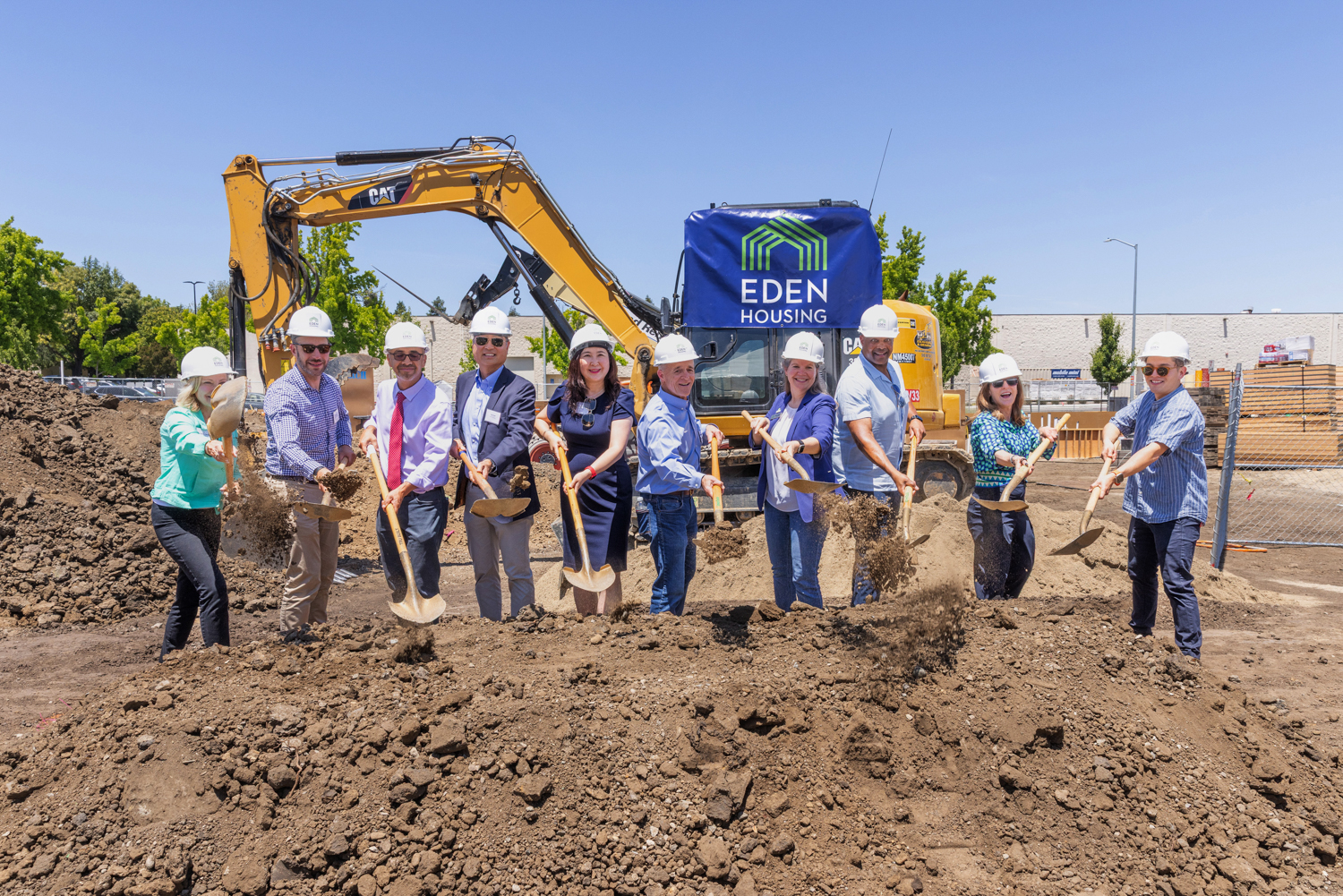 Regional Street Apartments groundbreaking ceremony, image courtesy Eden Housing