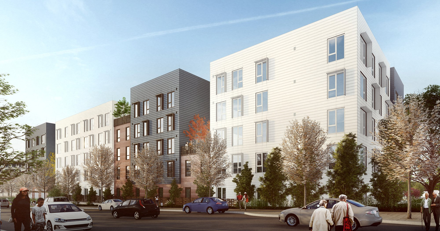 Regional Street Apartments, rendering by BAR Architects & Interiors