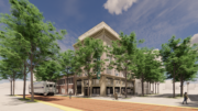 1100 K Street Proposed Building Rendering, image by HGA