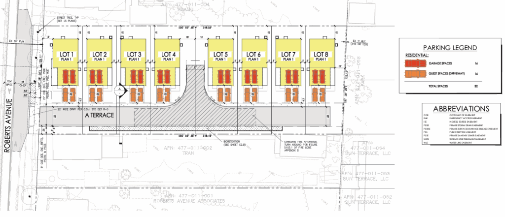 1170 Roberts Avenue Proposed Property Plan, image via Placeworks