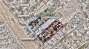 1170 an 1190 Roberts Avenue Site Overview, image via Placeworks