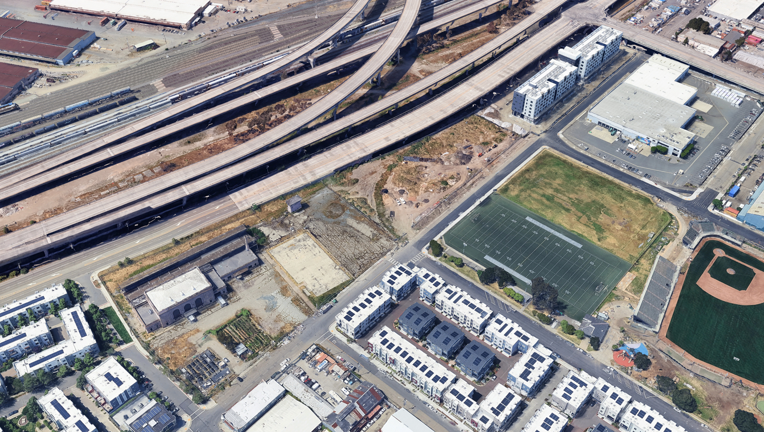 1707 Wood Street, image via Google Satellite