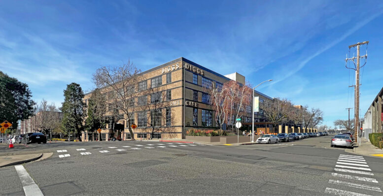 1800 3rd Street establishing view, rendering by 19Six Architects
