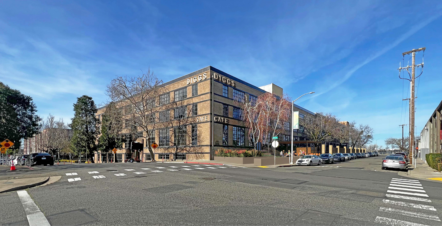 1800 3rd Street establishing view, rendering by 19Six Architects
