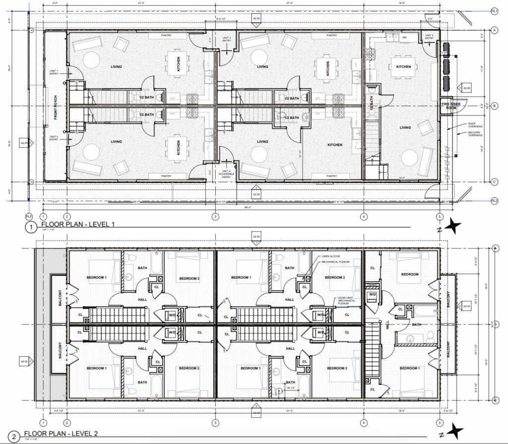 1814 I Street Building Floorplans, image by Glabe + Taylor