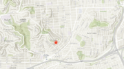 2 Addison Street Site Location, image via ArcGIS Online