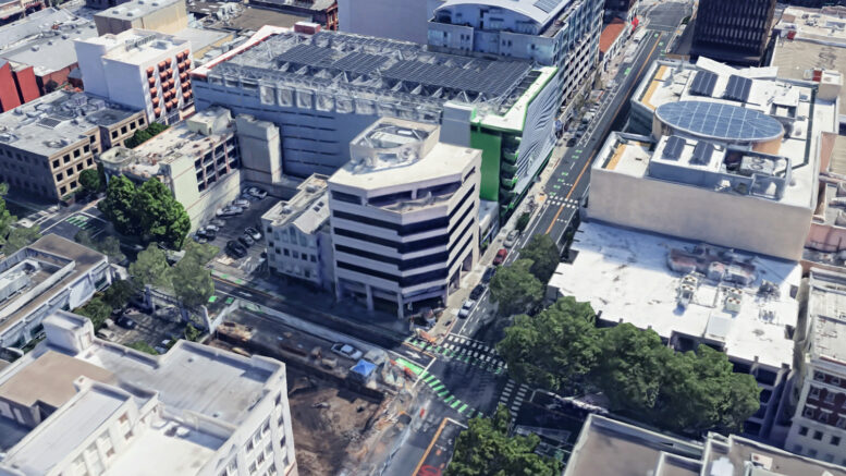 2001 Center Street, image via Google Satellite