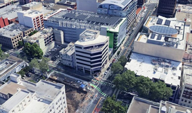 2001 Center Street, image via Google Satellite